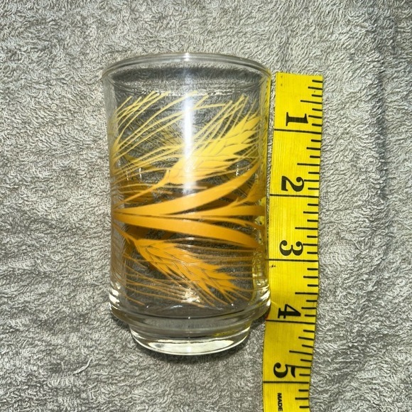 Vintage Libbey Golden Wheat Drinking Glasses Set - Picture 4 of 5